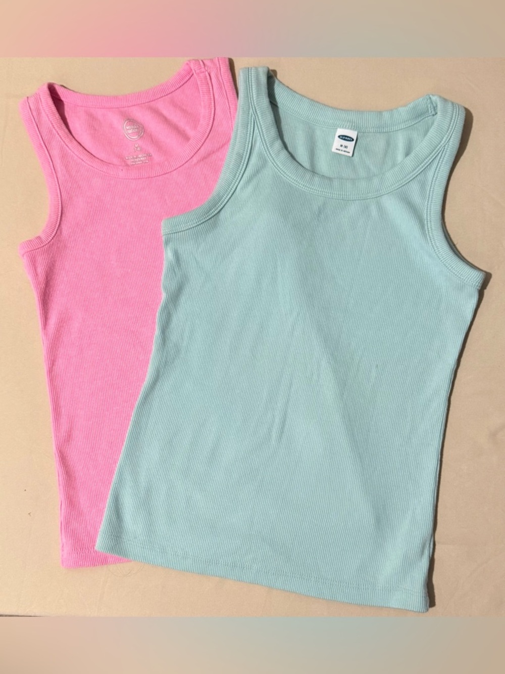 Girl's Wonder Nation Ribbed Tank Tops
